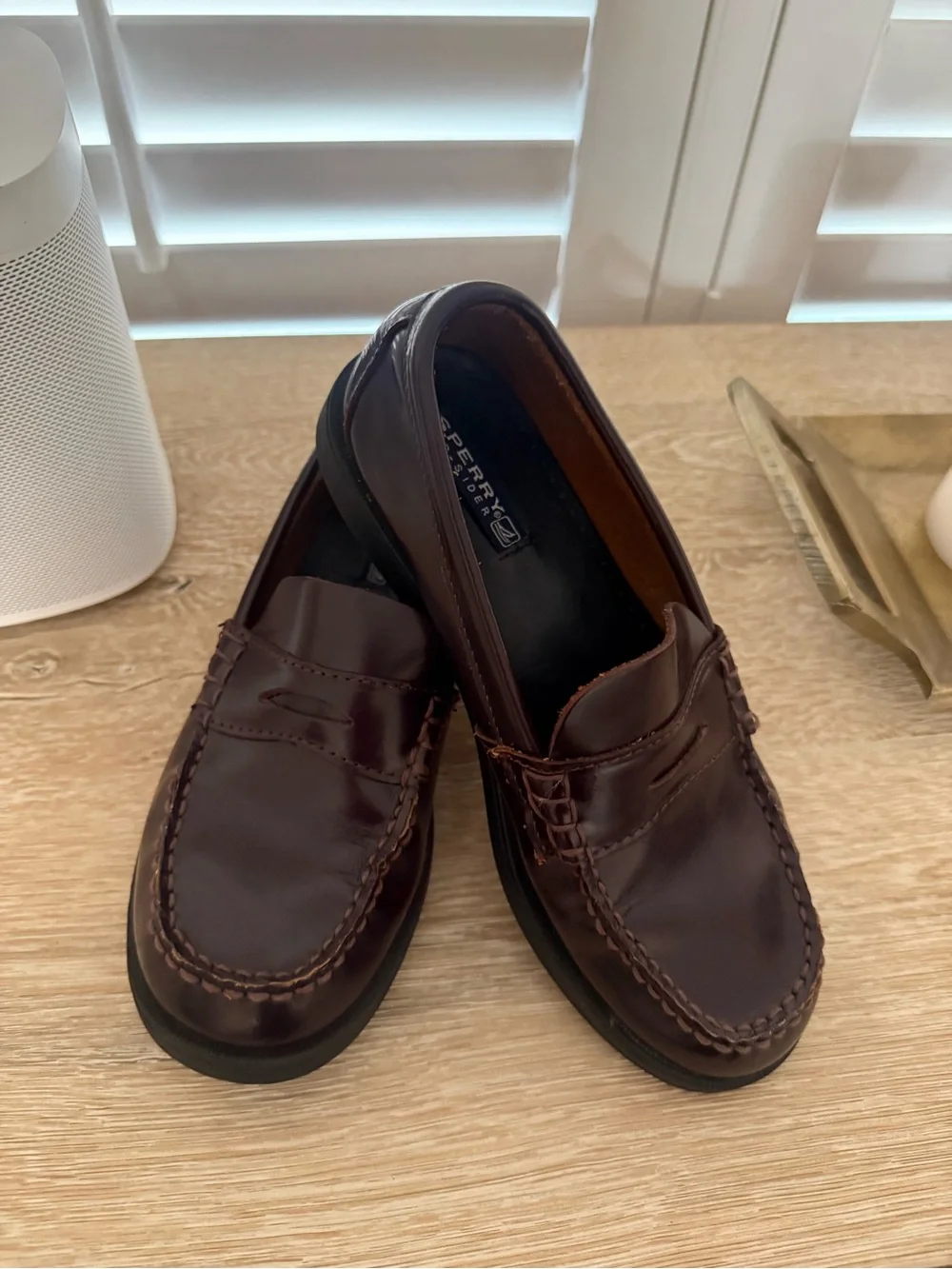 Sperry Boy’s Classic Penny Loafer in Dark Brown